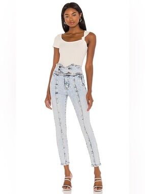 BLANKNYC "Fame Game" Acid Wash Skinny Jeans, Sz 25